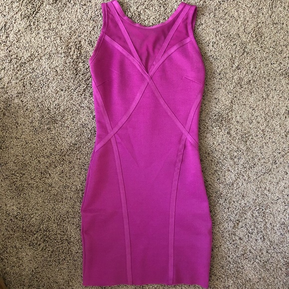 Fuchsia Bodycon dress - Picture 1 of 2